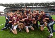6 September 2015; Galway players celebrate their side's victory. Electric Ireland GAA Hurling All-Ireland Minor Championship Final, Galway v Tipperary, Croke Park, Dublin. Picture credit: Stephen McCarthy / SPORTSFILE
