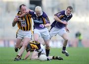 17 March 2009; Mark Vaughan, Kilmacud Crokes, in action against John Donaldson, Crossmaglen Rangers. AIB All-Ireland Senior Club Football Championship Final, Crossmaglen Rangers, Co. Armagh v Kilmacud Crokes, Dublin. Croke Park, Dublin. Picture credit: Brendan Moran / SPORTSFILE