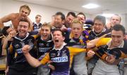 17 March 2009; Niall Corkery, centre, leads the Kilmacud Crokes celebrations after the game. AIB All-Ireland Senior Club Football Championship Final, Crossmaglen Rangers, Co. Armagh v Kilmacud Crokes, Dublin. Croke Park, Dublin. Picture credit: Daire Brennan / SPORTSFILE