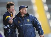 15 March 2009; Meath manager Eamonn O'Brien, right, and Wexford manager Jason Ryan during the dying moments of the match. Allianz GAA National Football League, Division 2, Round 4, Wexford v Meath, Wexford Park, Wexford. Picture credit: Brian Lawless / SPORTSFILE