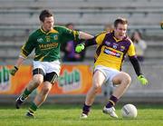 15 March 2009; P.J. Banville, Wexford, in action against Chris O'Connor, Meath. Allianz GAA National Football League, Division 2, Round 4, Wexford v Meath, Wexford Park, Wexford. Picture credit: Brian Lawless / SPORTSFILE