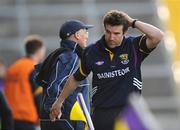 15 March 2009; Wexford manager Jason Ryan, right, and Meath manager Eamonn O'Brien, after the match. Allianz GAA National Football League, Division 2, Round 4, Wexford v Meath, Wexford Park, Wexford. Picture credit: Brian Lawless / SPORTSFILE