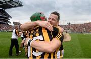 6 September 2015;  Jackie Tyrrell, right, Kilkenny, celebrates with Eoin Larkin, at the end of the game. GAA Hurling All-Ireland Senior Championship Final, Kilkenny v Galway, Croke Park, Dublin. Picture credit: David Maher / SPORTSFILE