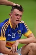 6 September 2015; Tipperary's Tommy Nolan is consoled by a teaam mate after the game. Electric Ireland GAA Hurling All-Ireland Minor Championship Final, Galway v Tipperary, Croke Park, Dublin. Picture credit: Ray McManus / SPORTSFILE