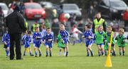 8 March 2009; A general view of Bellaghy Under 6 players during half time. Allianz GAA National Football League, Division 1, Round 3, Derry v Kerry, Sean De Bruin Park, Bellaghy, Co. Derry. Picture credit: Oliver McVeigh / SPORTSFILE *** Local Caption ***