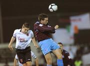 20 March 2009; David O'Connor, Drogheda United, in action against Shaun Kelly, Dundalk. League of Ireland Premier Division, Dundalk v Drogheda United, Oriel Park, Dundalk, Co. Louth. Photo by Sportsfile