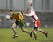 21 March 2009; Brendan Boyle, Donegal, in action against Kevin Hughes, Tyrone. Allianz GAA National Football League, Division 1, Round 5, Donegal v Tyrone, Ballybofey, Co. Donegal. Picture credit: Oliver McVeigh / SPORTSFILE *** Local Caption ***