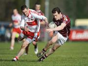 22 March 2009; Declan Meehan, Galway, in action against Brian Mullan, Derry. Allianz GAA National Football League, Division 1, Round 5, Derry v Galway, Glen Pitch, Maghera, Co. Derry. Picture credit: Oliver McVeigh / SPORTSFILE *** Local Caption ***