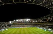 7 September 2015; A general view of the the Aviva Stadium during the game. UEFA EURO 2016 Championship Qualifier, Group D, Republic of Ireland v Georgia, Aviva Stadium, Lansdowne Road, Dublin. Picture credit: Ramsey Cardy / SPORTSFILE