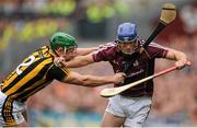 6 September 2015; Cyril Donnellan, Galway, in action against Paul Murphy, Kilkenny. GAA Hurling All-Ireland Senior Championship Final, Kilkenny v Galway, Croke Park, Dublin. Picture credit: Tomás Greally / SPORTSFILE