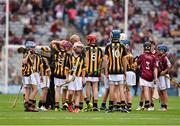 6 September 2015; Jack Rodgers, St. Corban’s B.N.S., Naas, Co. Kildare, representing Kilkenny, after the Cumann na mBunscoil INTO Respect Exhibition Go Games 2015 at Kilkenny v Galway - GAA Hurling All-Ireland Senior Championship Final. Croke Park, Dublin. Picture credit: Ray McManus / SPORTSFILE