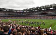 6 September 2015; The Kilkenny and Galway teams parade behind the Artane School of Music Band before the game. GAA Hurling All-Ireland Senior Championship Final, Kilkenny v Galway, Croke Park, Dublin. Picture credit: Ray McManus / SPORTSFILE