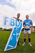 11 September 2015; Ray Cosgrove and Mark Vaughan, in attendance at the FBD7s Senior All Ireland Football 7s at Kilmacud Crokes, Stillorgan, Co. Dublin. Picture credit: David Maher / SPORTSFILE