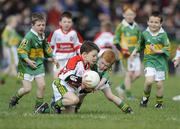 22 March 2009; Half-time action from the under 8 boys and girls of Watty Grahams GFC, Maghera. Allianz GAA National Football League, Division 1, Round 5, Derry v Galway, Glen Pitch, Maghera, Co. Derry. Picture credit: Oliver McVeigh / SPORTSFILE *** Local Caption ***