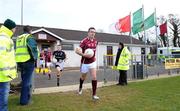 22 March 2009; Padraic Joyce, Galway, leads his team out onto the field. Allianz GAA National Football League, Division 1, Round 5, Derry v Galway, Glen Pitch, Maghera, Co. Derry. Picture credit: Oliver McVeigh / SPORTSFILE *** Local Caption ***