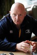 24 March 2009; Leinster's Bernard Jackman during a press conference ahead of their Magners League game against Ulster on Sunday. Bective Rangers Clubhouse, Donnybrook Stadium, Donnybrook, Dublin. Picture credit: Diarmuid Greene / SPORTSFILE