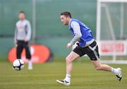 24 March 2009; Republic of Ireland captain Robbie Keane  in action during squad training ahead of their 2010 FIFA World Cup Qualifier against Bulgaria on Saturday. Gannon Park, Malahide, Co. Dublin. Picture credit: David Maher / SPORTSFILE