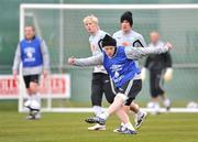 24 March 2009; Republic of Ireland's Damien Duff  in action during squad training ahead of their 2010 FIFA World Cup Qualifier against Bulgaria on Saturday. Gannon Park, Malahide, Co. Dublin. Picture credit: David Maher / SPORTSFILE