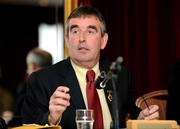 28 February 2009; Ulster GAA President Tom Daly speaking during the Ulster Council GAA Convention. Ulster Council GAA Convention, Dorrians Imperial Hotel, Ballyshannon, Co. Donegal. Picture credit: Oliver McVeigh / SPORTSFILE