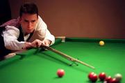 7 November 2000; Irish snooker Champion Ken Doherty pictured during a masterclass that Doherty hosted for four talented snooker players, under the age of 16, in the Aughrim Street Parish Centre, Dublin which was sponsored by the National Lottery. Photo by Brendan Moran/Sportsfile