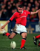 3 November 2000; Killian Keane of Munster during the Guinness Interprovincial Championship match between Leinster and Munster at Donnybrook in Dublin. Photo by Brendan Moran/Sportsfile