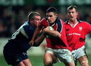 3 November 2000; David Wallace of Munster in action against Victor Costello of Leinster during the Guinness Interprovincial Championship match between Leinster and Munster at Donnybrook in Dublin. Photo by Brendan Moran/Sportsfile