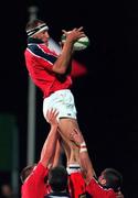 3 November 2000; John Langford of Munster during the Guinness Interprovincial Championship match between Leinster and Munster at Donnybrook in Dublin. Photo by Brendan Moran/Sportsfile