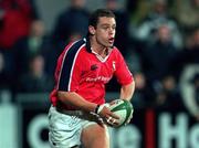 3 November 2000; Dominic Crotty of Munster during the Guinness Interprovincial Championship match between Leinster and Munster at Donnybrook in Dublin. Photo by Brendan Moran/Sportsfile