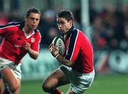 3 November 2000; Tom Tierney of Munster during the Guinness Interprovincial Championship match between Leinster and Munster at Donnybrook in Dublin. Photo by Brendan Moran/Sportsfile