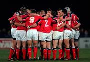 3 November 2000; Munster players during the Guinness Interprovincial Championship match between Leinster and Munster at Donnybrook in Dublin. Photo by Brendan Moran/Sportsfile