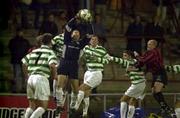 3 November 2000; Robbie Horgan of Shamrock Rovers in action against Bohemians during the Eircom League Premier Division match between Bohemians and Shamrock Rovers at Dalymount Park in Dublin. Photo by David Maher/Sportsfile