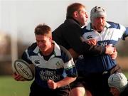 7 November 2000; Ronan O'Gara in action during the Ireland Rugby training session at Dr Hickey Park in Greystones, Wicklow. Photo by Damien Eagers/Sportsfile