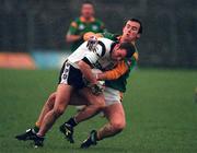 12 November 2000; Ken Killeen of Sligo is tackled by Anthony Moyles of Meath during the Allianz National Football League Division 1B match betweeen Meath and Sligo at Pairc Tailteann, Navan in Meath. Photo by Damien Eagers/Sportsfile