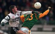 12 November 2000; Brendan Philips of Sligo competes for possession with Raymond Magee of Meath during the Allianz National Football League Division 1B match betweeen Meath and Sligo at Pairc Tailteann, Navan in Meath. Photo by Damien Eagers/Sportsfile