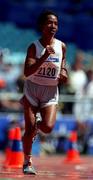 23 September 2000; Aguida Amaral who is from East Timor, but is competing as an individual athlete, during the womens marathon at Stadium Australia, Sydney Olympic Park, Homebush Bay, Sydney, Australia. Photo by Brendan Moran/Sportsfile