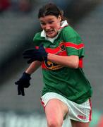 1 October 2000; Marcella Heffernan of Mayo during the TG4 All-Ireland Senior Ladies Football Championship Final between Mayo and Waterford at Croke Park in Dublin. Photo by Ray Lohan/Sportsfile