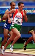23 September 2000; Algeria's Noureddine Morceli (1017), mens 1500m, Stadium Australia, Sydney Olympic Park, Homebush Bay, Sydney, Australia. Photo by Brendan Moran/Sportsfile