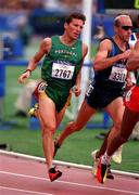 26 September 2000; Rui Silva of Portugal competing in the mens 1500m during Sydney Olympics at Sydney Olympic Park in Homebush, Sydney, Australia. Photo by Brendan Moran/Sportsfile