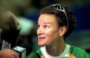 23 September 2000; Sonia O'Sullivan of Ireland pictured after the Women's 5000m heat at Stadium Australia, Sydney Olympic Park, Homebush Bay, Sydney, Australia. Photo by Brendan Moran/Sportsfile