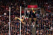 23 September 2000; Tatiana Grigorieva of Australia competing in the Pole Vault at Stadium Australia, Sydney Olympic Park, Homebush Bay, Sydney, Australia. Photo by Brendan Moran/Sportsfile