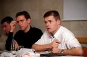 4 November 2000; Dessie Farrell, Chairman of the GPA at the Gaelic Players Association Annual General Meeting at the Gleneagle Hotel, Killarney in Kerry. Photo by Damien Eagers/Sportsfile