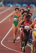 25 September 2000; Sonia O'Sullivan of Ireland competing in the women's 10,000m final during the Sydney Olympics at Sydney Olympic Park in Sydney, Australia. Photo by Brendan Moran/Sportsfile