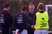 13 November 2000; Republic of Ireland Manager Mick McCarthy during Republic of Ireland Soccer training at Frank Cooke Park, Glasnevin in Dublin. Photo by David Maher/Sportsfile