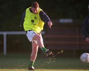 13 November 2000; Mark Kinsella during Republic of Ireland Soccer training at Frank Cooke Park, Glasnevin in Dublin. Photo by David Maher/Sportsfile