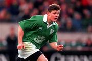 11 November 2000; Brian O'Driscoll of Ireland during the International Rugby friendly match between Ireland and Japan at Lansdowne Road in Dublin. Photo by Ray Lohan/Sportsfile