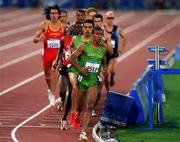 29 September 2000; Youssef Baba of Morocco competing in the mens 1500m during the Sydney Olympics at Stadium Australia in Sydney. Photo by Brendan Moran/Sportsfile