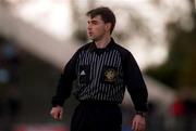 12 November 2000; Referee Damian Hancock during the Allianz National Football League Division 1B match betweeen Meath and Sligo at Pairc Tailteann, Navan in Meath. Photo by Damien Eagers/Sportsfile