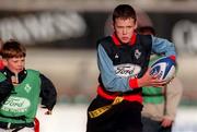 11 November 2000; Schoolkids playing in the Ford Tag Rugby Event at Lansdowne Road in Dublin. Photo by Damien Eagers/Sportsfile