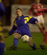 10 November 2000; Stephen Gavin of Longford Town during the Eircom League Premier Division match between Shelbourne and Longford Town in Tolka Park, Dublin. Photo by David Maher/Sportsfile