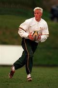 12 November 2000; Percy Montgomerie during the South African training session in Blackrock Rugby Club in Stradbrook Road, Dublin. Photo by Matt Browne/Sportsfile